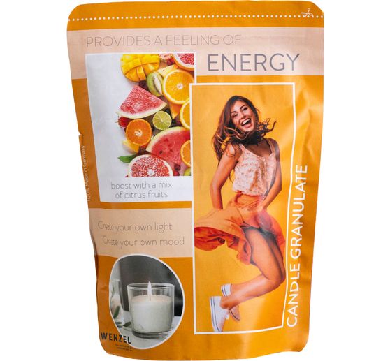 Candle sand granules with fragrance, set of 4 wicks