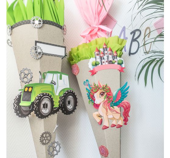 Sada na tvoření "Green & Easy" pro školní kornouty