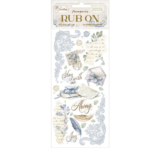 Rub On přenosová fólie "Timeless"
