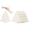 VBS Wooden decoration pendant Fir tree