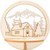 VBS Wooden building kit for acrylic ball House
