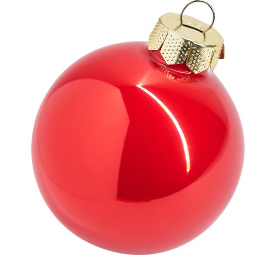 Skleněné vánoční koule, Ø 6 cm