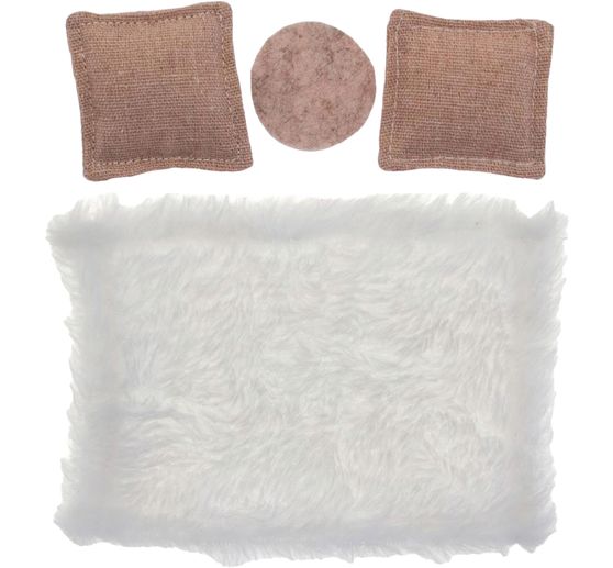 Miniaturní sada "Polštář a koberec"