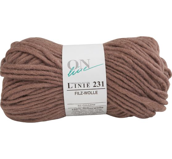 ONline Wool felting wool, line 231