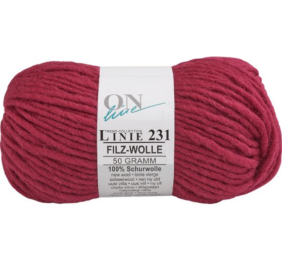 ONline Wool felting wool, line 231