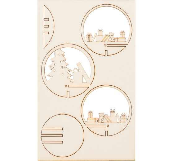 VBS Wooden building kit for acrylic ball