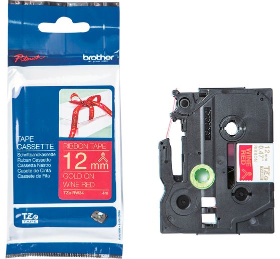 Brother P-touch textile writing tape, 12 mm