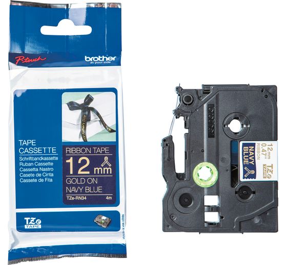 Brother P-touch textile writing tape, 12 mm