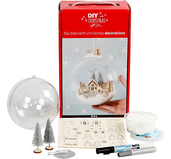 Kompletní sada "Vánoční cetka s krajinou"