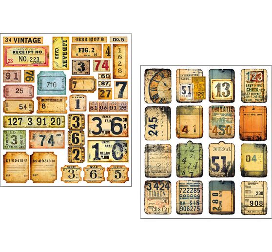 Mixed Media Sticker Set