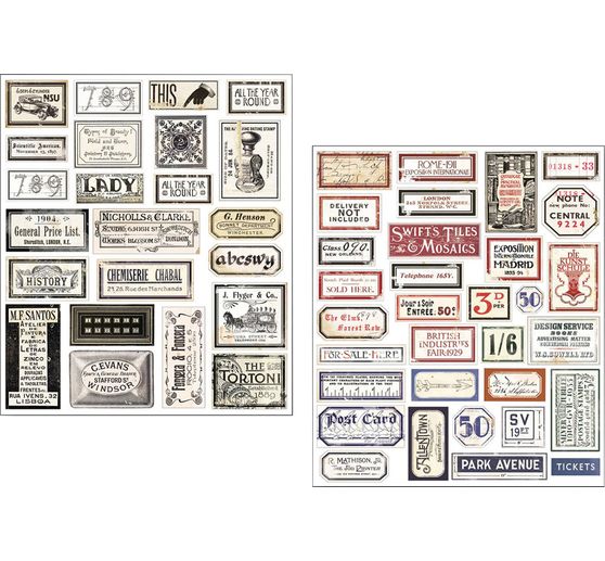 Mixed Media Sticker Set