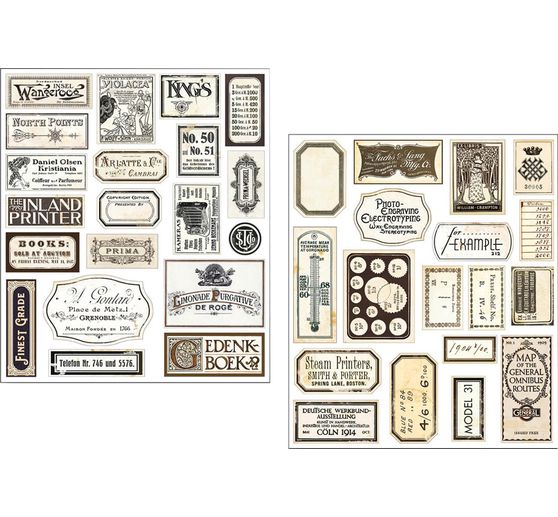 Mixed Media Sticker Set