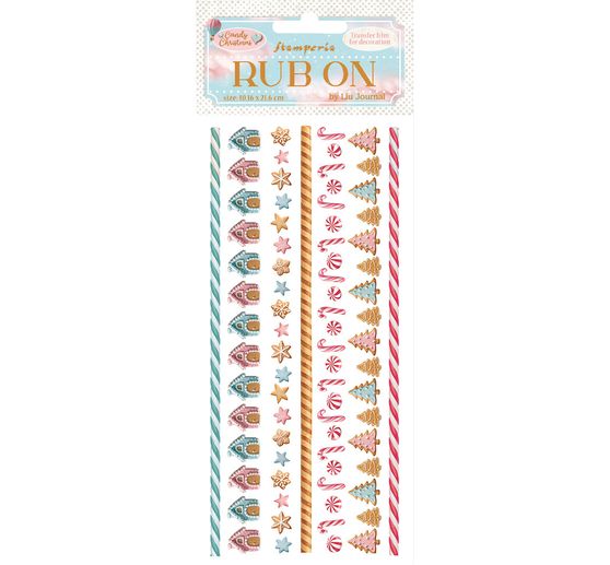 Rub On Transfer paper "Candy Christmas"