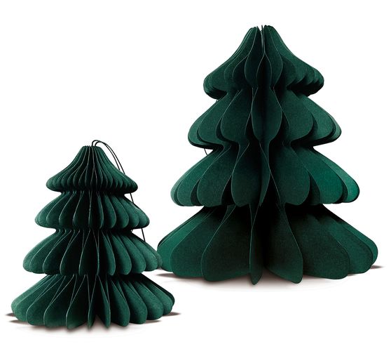 Honeycomb Christmas tree set