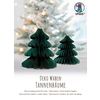 Honeycomb Christmas tree set Green