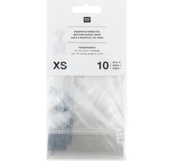 Spodní sáček "Transparentní" s těsnicí páskou