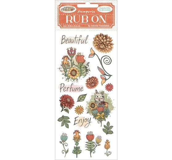 Rub On přenosovou fólii "Furry Friends"