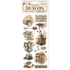 Rub On Transfer paper "Coffee and Chocolate" Coffee Moments