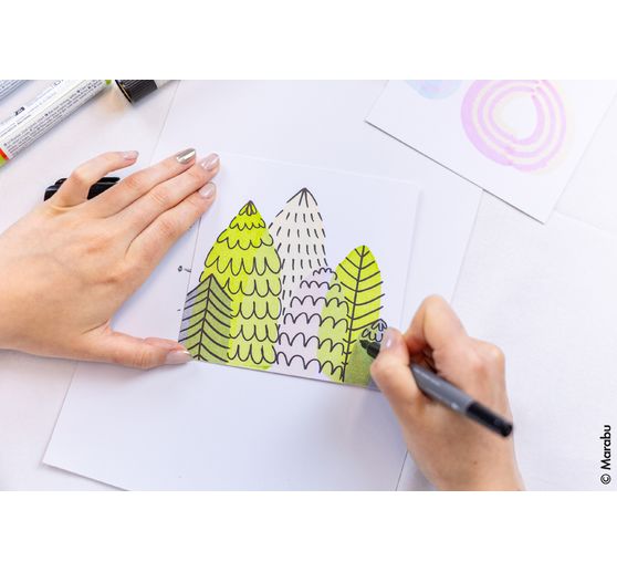 Marabu Acryl Color Squeegee Art Set