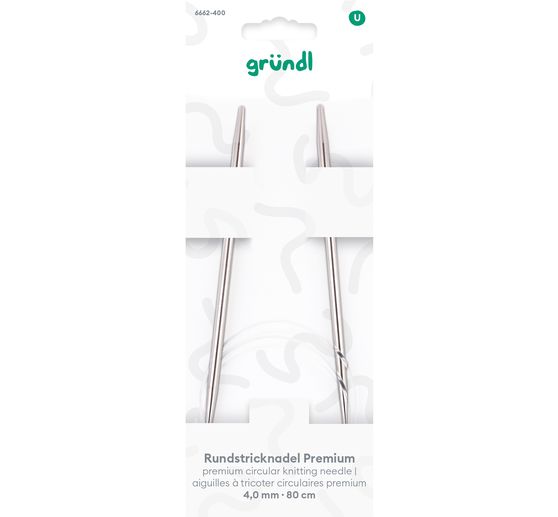 Gr&uuml;ndl Kruhov&aacute; pletac&iacute; jehlice