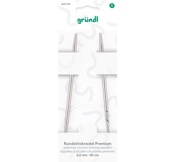 Gr&uuml;ndl Kruhov&aacute; pletac&iacute; jehlice