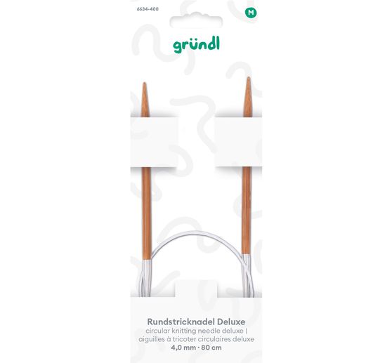 Gr&uuml;ndl Deluxe circular knitting needle