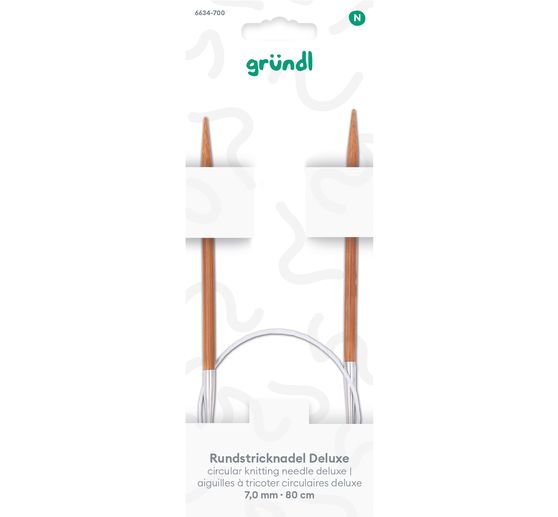 Gr&uuml;ndl Deluxe circular knitting needle