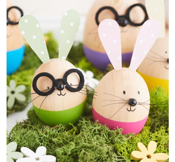 Wooden beads, &Oslash; 6mm, approx. 125 pieces