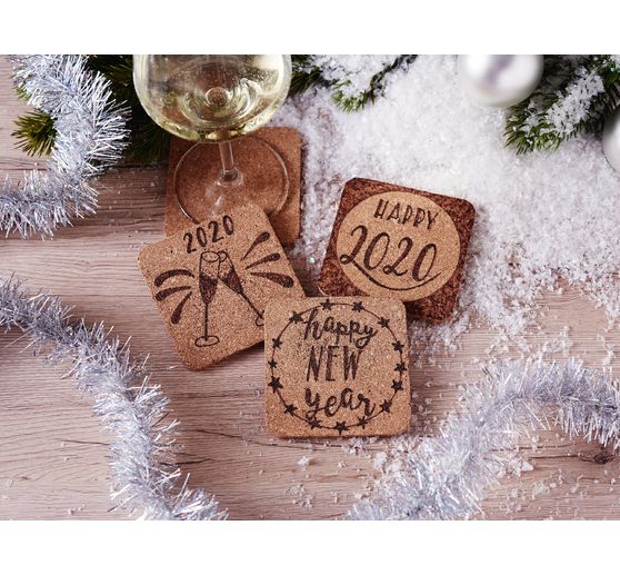 VBS Cork coasters, 25 pieces