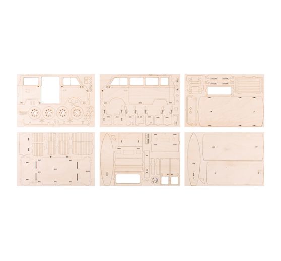 Dřevěná stavebnice "Camping bus"