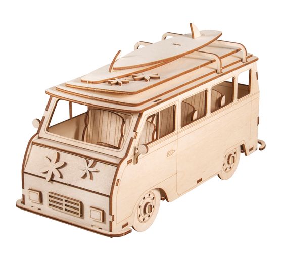 Dřevěná stavebnice "Camping bus"