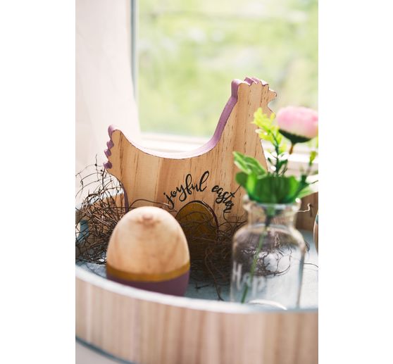 VBS Dřevěné vajíčko, 8 cm