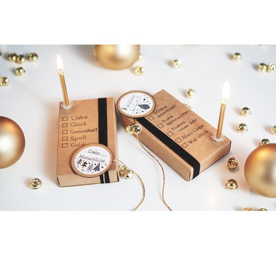 VBS Matchboxes "Kraft paper", 11 cm