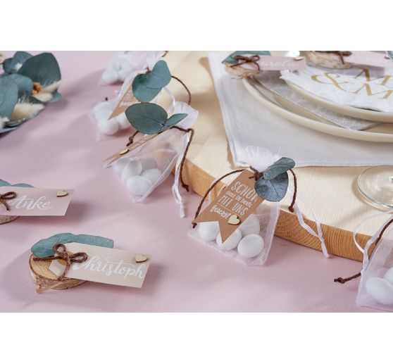 VBS Organza bags "11,5 x 15 cm", 100 pieces