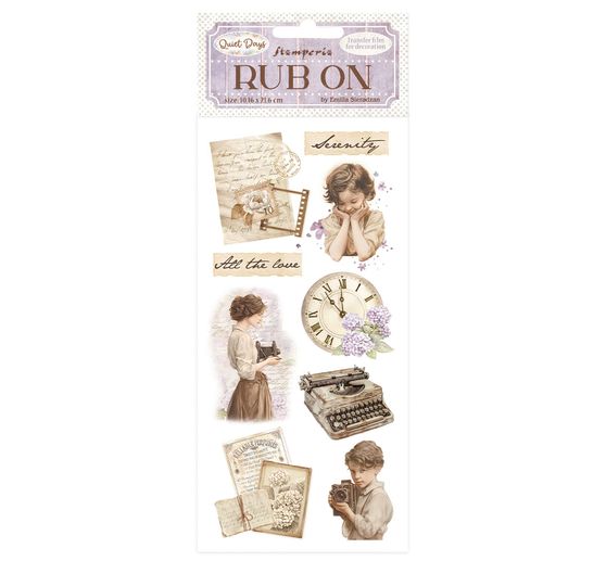 Rub On přenosovou f&oacute;lii "Quiet Days"