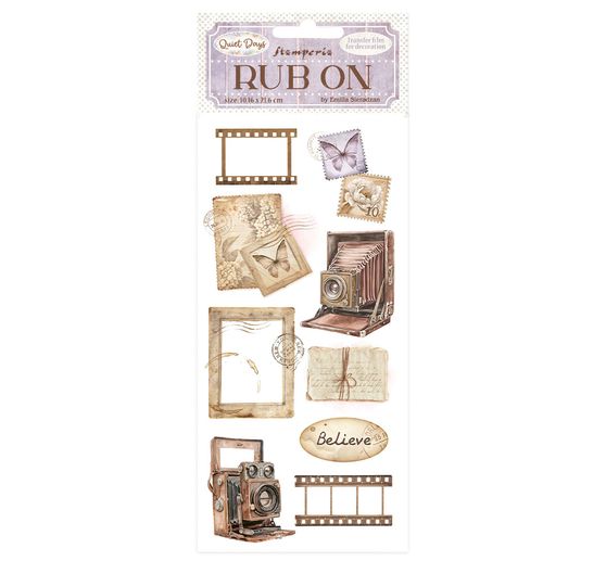 Rub On přenosovou f&oacute;lii "Quiet Days"