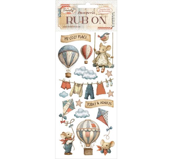 Rub On přenosovou f&oacute;lii "Family"