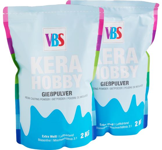 VBS Casting powder "KeraHobby", White
