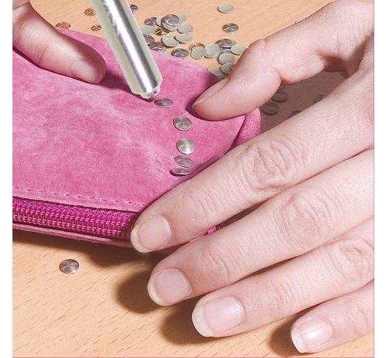 Rhinestone applicator set, incl. 12 pickers