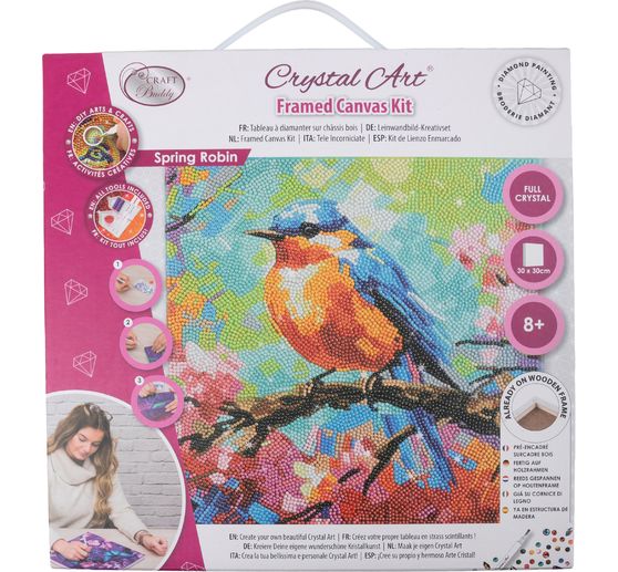 Diamantov&aacute; malba "Crystal Art Kit", 30 x 30 cm