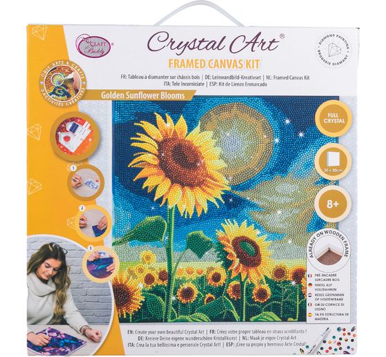 Diamantov&aacute; malba "Crystal Art Kit", 30 x 30 cm