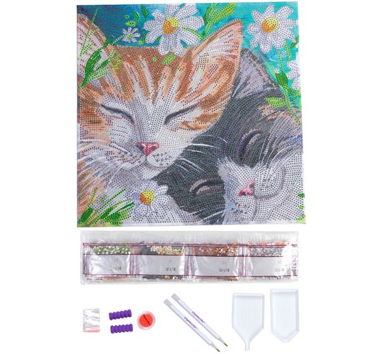 Diamantov&aacute; malba "Crystal Art Kit", 30 x 30 cm