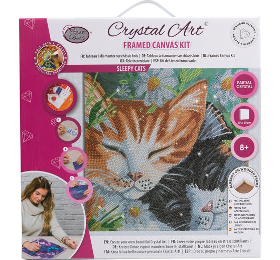 Diamantov&aacute; malba "Crystal Art Kit", 30 x 30 cm
