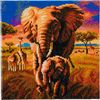 Diamantov&aacute; malba "Crystal Art Kit", 30 x 30 cm Elephants