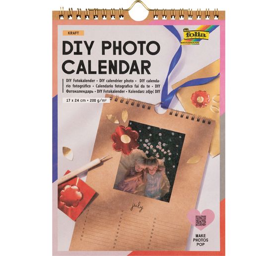 DIY Fotokalend&aacute;ř "Kraft"