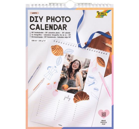DIY Fotokalend&aacute;ř "White"