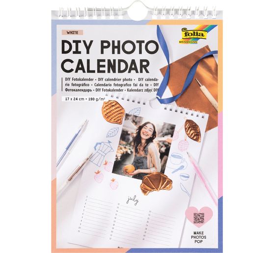 DIY Fotokalend&aacute;ř "White"