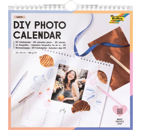 DIY Fotokalend&aacute;ř "White"