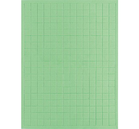 Foam rubber mosaic, self-adhesive