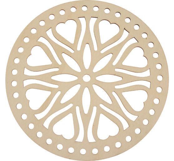 Macram&eacute; knotting disc round, 20 cm